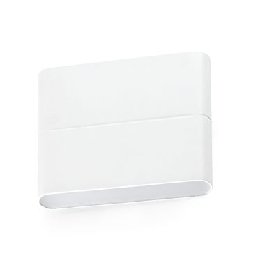 Faro Aday - wandverlichting - 11,3 x 2,2 x 9 cm - 6W LED incl. - IP54 - mat wit