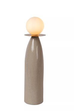 Lucide Figaro - tafellamp - Ø 12 x 48,8 cm - grijs