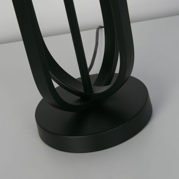 Searchlight - tafellamp voet - Ø 16 x 55 cm - mat zwart