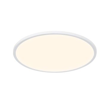 Nordlux Oja - plafondverlichting - Ø 42,4 x 2,3 cm - 19W LED incl. (3000K/4000K) - wit