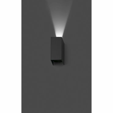 Faro Blind - wandverlichting - 7,4 x 10,5 x 16,5 cm - 6W LED incl. - IP65 - donkergrijs