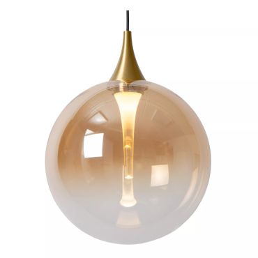 Lucide Gisela - hanglamp - Ø 61 x 326 cm - 12 x 3,6W  dimbare LED incl. - amber