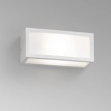 Faro Tejo - wandverlichting - 25 x 10,3 x 11 cm - IP54 - mat wit