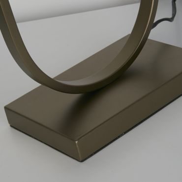 Searchlight - tafellamp voet - 20 x 13 x 55 cm - brons