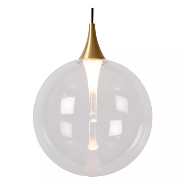 Lucide Gisela - hanglamp - 140 x 40 x 150 cm - 8 x 3,9W  dimbare LED incl. - transparant