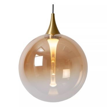 Lucide Gisela - hanglamp - Ø 16 x 150 cm - 5W LED incl. - amber