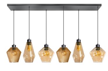 ETH Origin - hanglamp - 130 x 25 x 200 cm - zwart