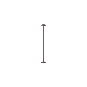 VK Lighting Jade - tuinpaal incl. voet en grondpiek - Ø 7 x 53,4 cm - 1W LED incl. - IP65 - roestbruin