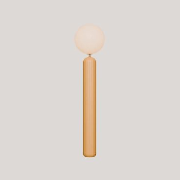 New Garden Monica 150 - oplaadbare vloerlamp op batterijen met afstandsbediening - Ø 35 x 153 cm - 7W LED incl. - IP54 - mosterdgeel - 3000K-6500K