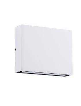 Nova Luce Tick - buiten wandverlichting - 11,5 x 9 x 3 cm - 7W LED incl. - IP54 - zandwit