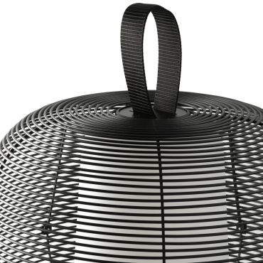 Faro Nara - draagbare lamp - Ø 46 x 35 cm - IP65 - mat zwart
