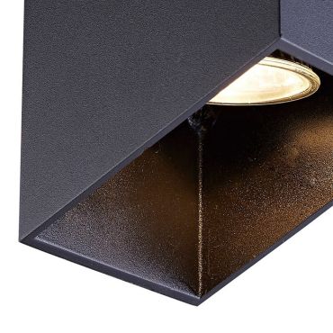 Zuma Line Quby SL - opbouwspot - 13 x 8 x 8 cm - zwart
