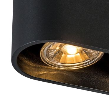 Zuma Line Ronduo SL - opbouwspot - 16 x 6 x 11 cm - zwart