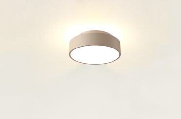 Artdelight Chicago - plafondlamp - Ø 25 x 9 cm - 19,5W dimbare LED incl. - champagne