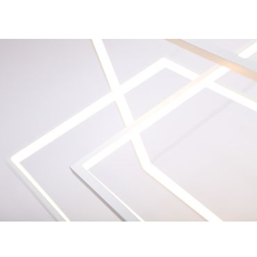 Maxlight Geometric - hanglamp - 145 x 180 cm - 3 x 26,6W LED incl. - wit