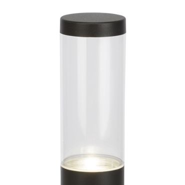 Brilliant Bergen - tuinpaal - Ø 6 x 40cm - 4W LED incl. - IP44 - antraciet