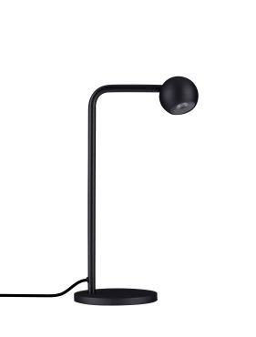 Nova Luce Sfera - tafellamp - 14 x 35,5 x 22,5 cm - 6W LED incl. - zandzwart