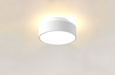 Artdelight Chicago - plafondlamp - Ø 15 x 6,8 cm - 9,8W dimbare LED incl. - wit