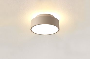 Artdelight Chicago - plafondlamp - Ø 15 x 6,8 cm - 9,8W dimbare LED incl. - champagne