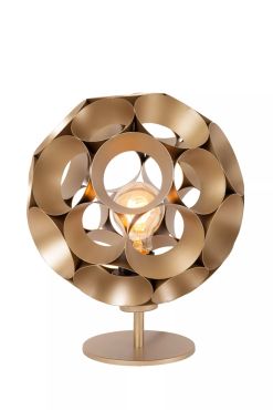 Lucide Hannelore - tafellamp - Ø 25 x 29,2 cm - goud