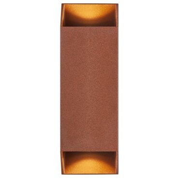 Nordlux Nico - buiten wandlamp - 8 x 8 x 23,5 cm - IP54 - roest