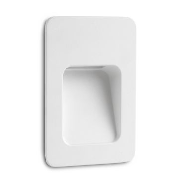 Faro Nase - inbouw wandverlichting - 9 x 5,7 x 13,5 cm - 3W LED incl. - IP44 - mat wit