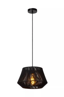 Lucide Jessica - hanglamp - Ø 30 x 154,5 cm - zwart