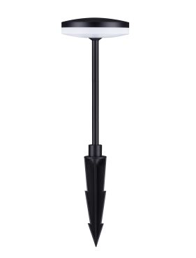 Nova Luce Nawa - tuinpaal - Ø 15 x 32 cm - 12W LED incl. - IP65 - zandzwart