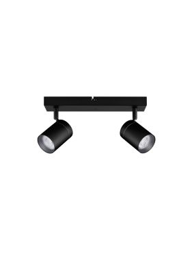 Nova Luce Alma - opbouwspot 2L - 37 x 13 x 12 cm - IP44 - zandzwart