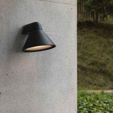 Faro Pals - wandverlichting - 25 x 10 x 26 cm - IP65 - donkergrijs