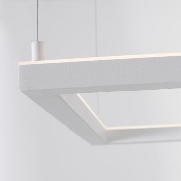 Nova Luce Eterna - hanglamp - 50 x 50 x 120 cm - 30W dimbare LED incl. - zandwit