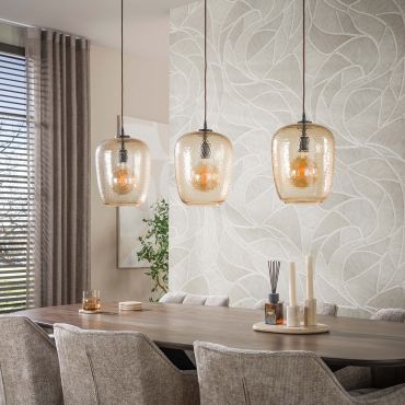 Vico Python - hanglamp - 110 x 8 x 150 cm - amber