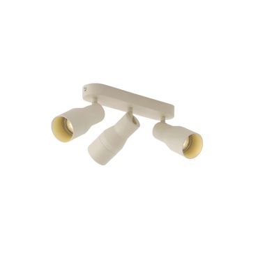 VK Lighting Iluma - wand- en plafondlamp - 27 x 12,8 x 6 cm - beige