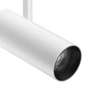 Nova Luce Track - 3-fase railsysteem - Ø 6,1 x 21 cm - 12W LED incl. - wit - warmwitte lichtkleur