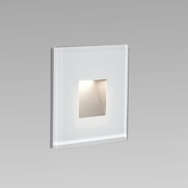 Faro Dart - inbouw wandverlichting - 8 x 3,6 x 8 cm - 2W LED incl. - IP65 - mat wit
