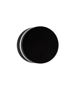 Nova Luce Airy - buiten wandverlichting - Ø 15 x 11,5 cm - 8W LED incl. - IP54 - zandzwart
