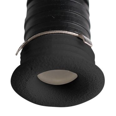 Nova Luce Tiny - inbouwspot - Ø 16 mm, Ø 12 mm inbouwmaat - 1W LED incl. - IP44 - zwart