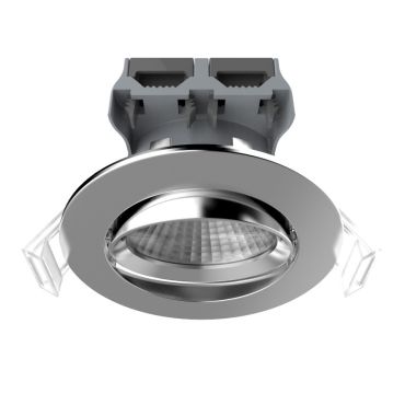 Nordlux Apollo - inbouwspot - 5,5W dimbare LED incl. - Ø 85 mm, Ø 72 mm inbouwmaat - IP23 - chroom