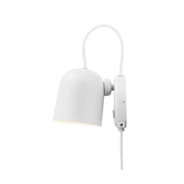 Design for the People Angle GU10 - wandverlichting met schakelaar en USB-poort- 11 x 17 x 19,1 cm - wit en grijs