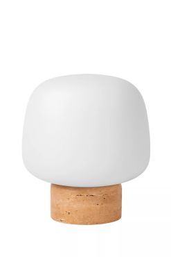 Lucide Anston - tafellamp - Ø 22 x 24 cm - taupe