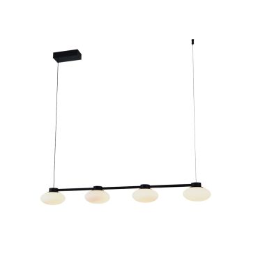 VK Lighting Diva - hanglamp - 95 x 133,5 cm - 27W LED incl. - zwart