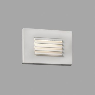 Faro Spark - inbouw wandverlichting - 10,5 x 7,5 cm - 5W LED incl. - IP65 - mat wit