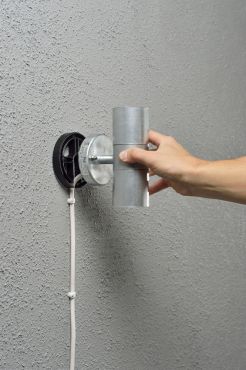 Konstsmide kabeldoorvoer voor wandverlichting - Ø 10,5 x 1,5 cm