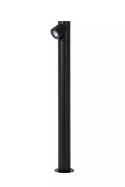 Lucide Ibamba - tuinpaal - 8 x 8,3 x 60 cm - 6W LED incl. - IP65 - zwart