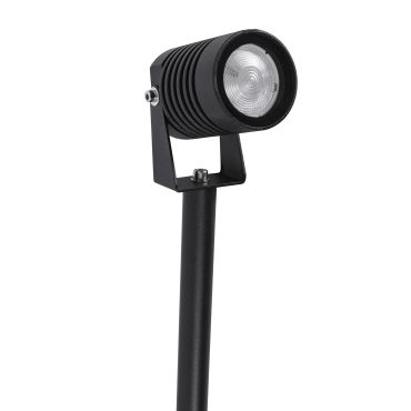 Nova Luce Stake - grondspot op piek - 5 x 7 x 45 cm - 5W LED incl. - IP65 - zwart