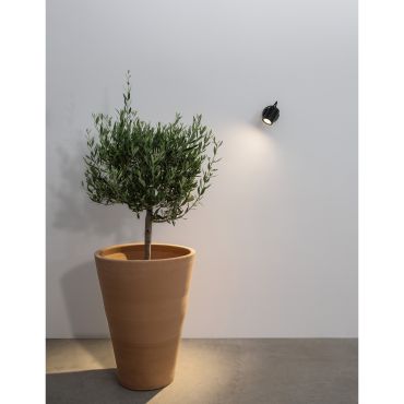 Nova Luce Fend - buiten wandverlichting - 9 x 6,5 x 15 cm - 10W LED incl. - IP65 - zwart