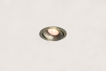 Artdelight Alice - inbouwspot - Ø 90 mm, Ø 83 mm inbouwmaat - antiek brons