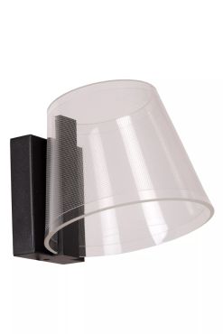Lucide Korgis - wandlamp - 15 x 17,6 x 14,8 cm - 10W LED incl. - IP44 - zwart