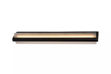 Lucide Wanda - wandlamp - 60 x 10,2 x 8,9 cm - 19W LED incl. - IP44 - zwart
