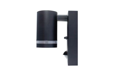 Integral LED Malaga - buiten wandlamp met bewegingssensor - 6,8 x 11,6 x 14,9 cm - IP54 - zwart
